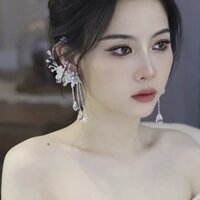 Bông tai đính hạt cườm dáng vành tai KEP005 MPHTH222