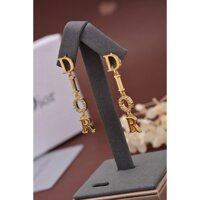 Bông Tai Dior 2021 Họa Tiết Chữ Thời Trang