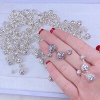 Bông Tai Dior Bạc Ý