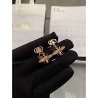 Bông tai Dior đính đá thời trang cho nữ