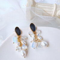 Bông Tai Hạt Trai Opal Nước Ngọt MADAME HIEN PEARLS Quý Phái, Thời Thượng