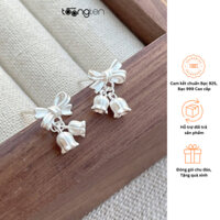 Bông tai Hoa lan chuông TOONGTEN Bạc 925 | Khuyên tai nữ thanh lịch duyên dáng
