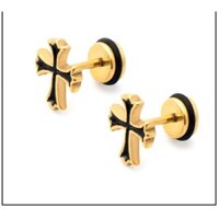 BÔNG TAI INOX NAM HÌNH THÁNH GIÁ