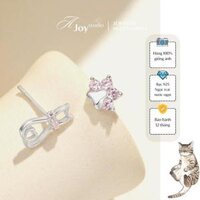 Bông tai khuyên tai bạc 925 A.Joy Studio hình mèo và móng vuốt mèo cute xỉu