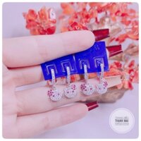 Bông tai mèo kitty bạc chuẩn cho bé - Trang sức Thanh Mai