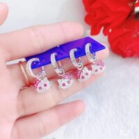 BÔNG TAI MÈO KITTY KHUYÊN TRÒN