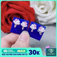 Bông tai mèo kitty trẻ em Bạc ta - Khuyên tai mèo kitty Trẻ em Bạc ta -g85