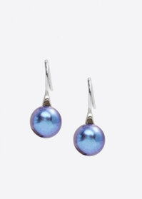 Bông Tai Móc Bạc Ngọc Trai Đen