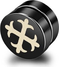 Bông tai nam châm họa tiết sao không cần xỏ lỗ 2