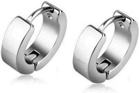 Bông tai Nam khuyên tròn cực phong cách cực cá tính - bạc