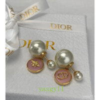 Bông tai ngọc trai kẹo Dior bạc OGWV