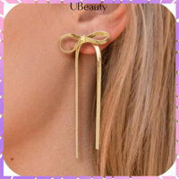 Bông tai nơ cho nữ-Bông tai Stud mạ vàng 18K-Bông tai vàng cho nữ-Bông tai nơ vàng thời trang-trang sức vàng cho quà tặng nữ