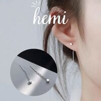 Bông Tai Nữ Hemi, khuyên tai khối lập phương - HT016