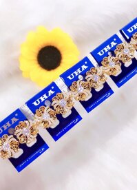 Bông tai nữ hoa xoáy mạ vàng 18k mã 1263AC