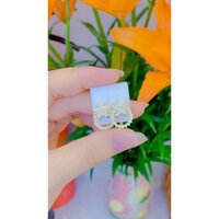 Bông tai nữ kháo giò gà hàng hội  mạ 18.k cao cấp