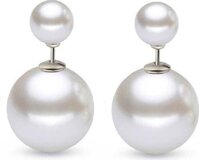 Bông tai nụ ngọc trai chonmua365- Bạc