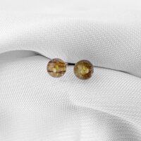 Bông tai nữ trang sức BẠC 925 SENYDA nụ đá Thạch anh size 4.5mm màu giao ngẫu nhiên BT530
