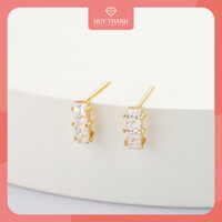 Bông Tai Nữ Vàng 14K BTAM74 Huy Thanh Jewelry