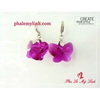 Bông tai pha lê Swarovski Bướm uyên ương (chọn màu)