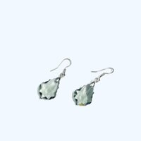 Bông tai pha lê Swarovski lá thông lớn