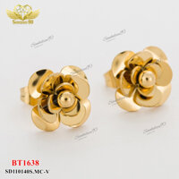 Bông tai titan hoa trà BT1638