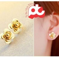 Bông tai titan hoa trà