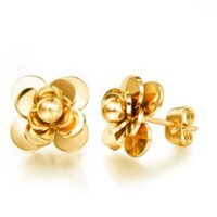 BÔNG TAI TITAN HOA VÀNG