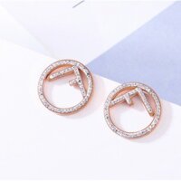 BÔNG TAI TITAN VÒNG CHỮ F