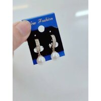 Bông tai tòng teng đồng đỏ không xi