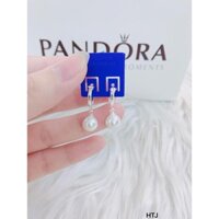 Bông tai tròn cho bé gái treo trai bạc - Trang sức bạc đẹp hjc