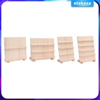 Bông Tai Trưng Bày Đứng Trang Sức Khăn Đựng Thẻ Trang Sức Người Tổ Chức Bông Tai Hiển Thị Giá Đỡ Với Đế Nhiều Lớp Mộc Mạc Di Động