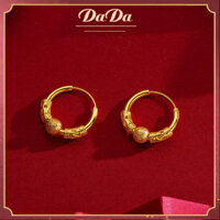 Bông Tai Vàng 18k Trang Trí Hạt May Mắn Gypsophila Chuyển Hạt Nữ Khóa Tai Thích Hợp Cho Nữ Quà Tặng Sinh Nhật