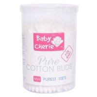 Bông tăm Baby Cherie trẻ em (Hộp 100 chiếc)