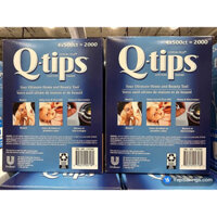 Bông tăm qtips 500 cây bill canada mẫu mới
