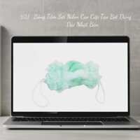 Bông Tắm Sợi Nilon Cao Cấp Tạo Bọt Dáng Dài Nhật Bản