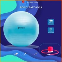 Bóng tập yoga PVC cho trẻ em, bà bầu, tập thể hình, bóng tập pilates chống nổ dày 2mm size 65cm
