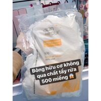 Bông tẩy trang 500 miếng