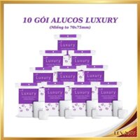 Bông Tẩy Trang Alucos Luxury 210 miếng Vuông Dụng Cụ Chăm Dóc Da Mặt Cotton Pads -BTT08 LEVAHY