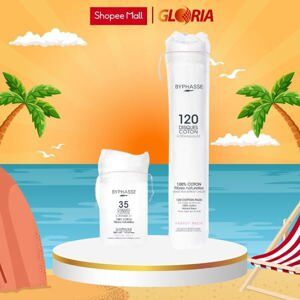 Bông tẩy trang Byphasse 120 discos algodon 120 miếng