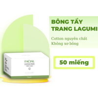 Bông tẩy trang cao cấp Lagumi 100% cotton - BIBABO