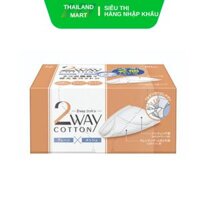 Bông tẩy trang Cotton Labo 2-Way 80 miếng Nhật Bản