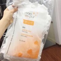 Bông tẩy trang cotton Pháp 500 miếng