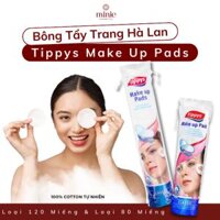 Bông tẩy trang Hà Lan Tippys Classic Make Up Pads