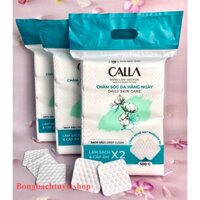 Bông tẩy trang làm sạch da Bông Bạch Tuyết Calla Sạch Sâu 500Gr ( Túi Zip Mới )