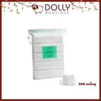 Bông Tẩy Trang Miếng Vuông La Soiree Premium Cotton 500 Miếng