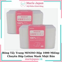 Bông Tẩy Trang Miniso Hộp 1000 Miếng