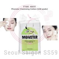 Bông tẩy trang Monster (408 miếng)
Etude Monster cleansing cotton