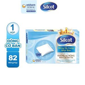 Bông tẩy trang silcot 82 miếng