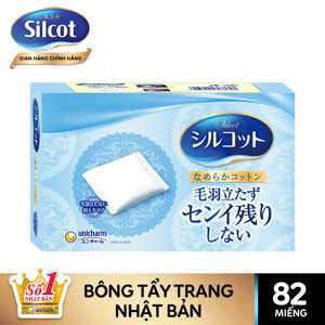 Bông tẩy trang silcot 82 miếng