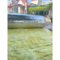 Bông thủy tinh cách nhiệt, cách âm có bọc lớp bạc ( (1m x 1m2, dày 30 mm)
